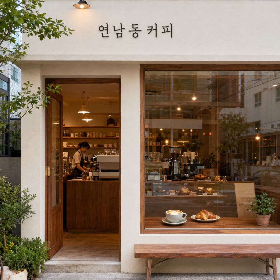 플랭크 커피 연남점